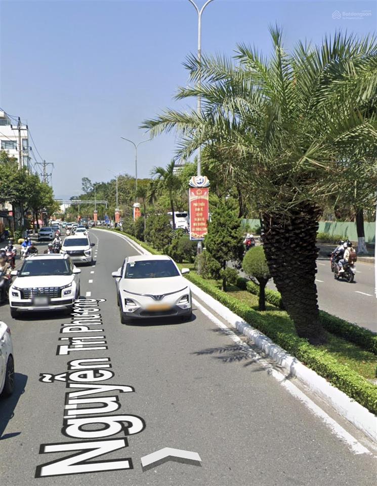 Đất mặt tiền nguyễn tri phương, thanh khê, diện tích 363m2 ngang 9m5 (đất ở đô thị)