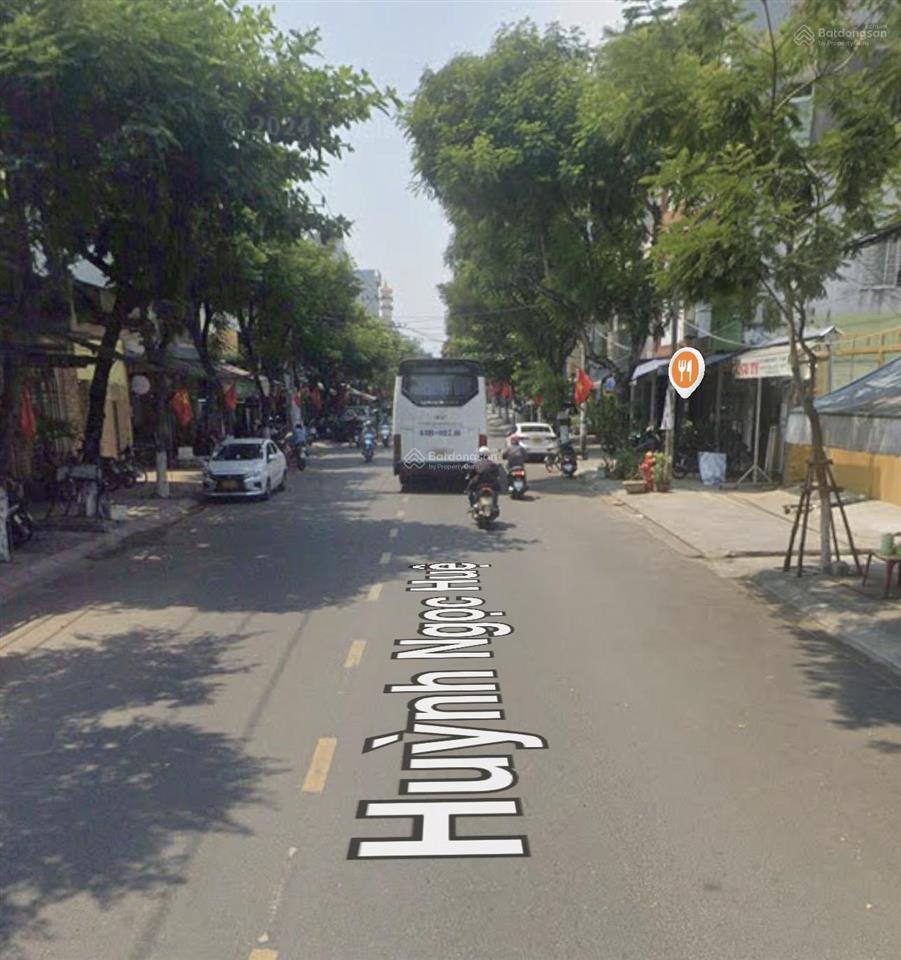 Đất mặt tiền đường huỳnh ngọc huệ. dt 705m², ngang 9m, đất tmdv