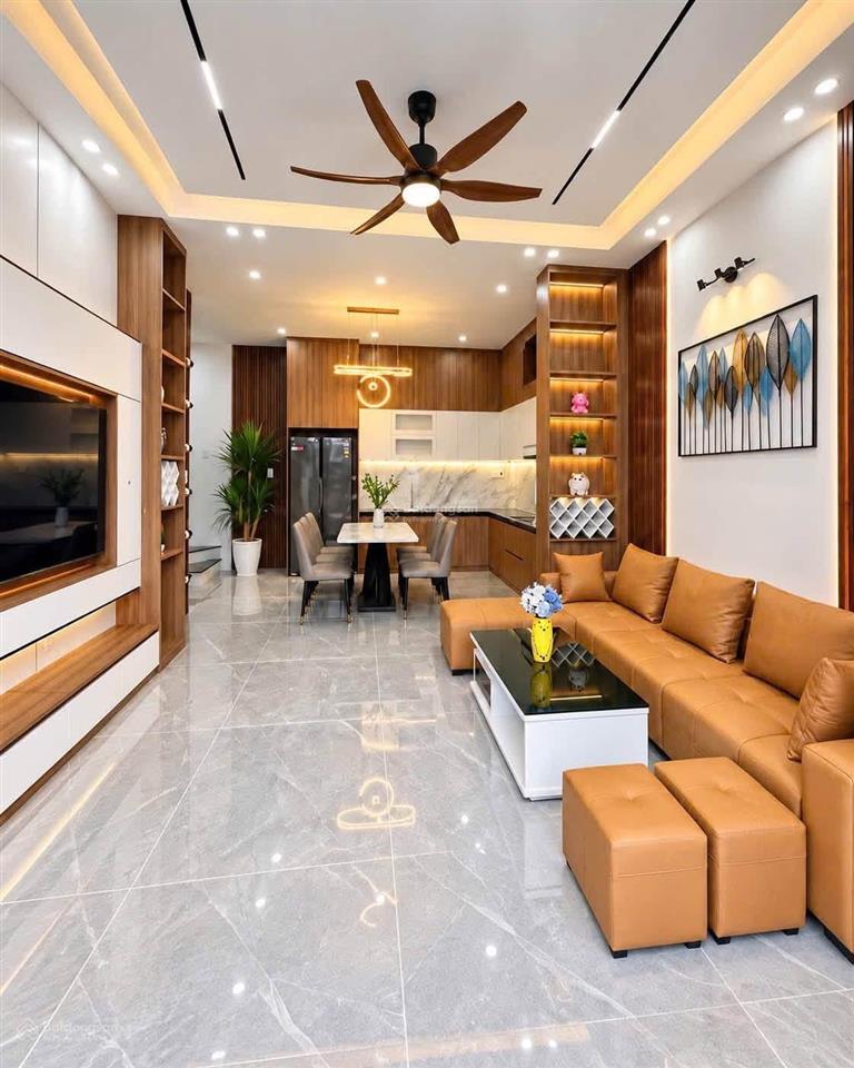 Nhà 3 tầng 2 mặt kiệt oto tôn đản. kiệt 4m thông, oto chạy, đậu đỗ  dt 90m2 ngang 9m5
