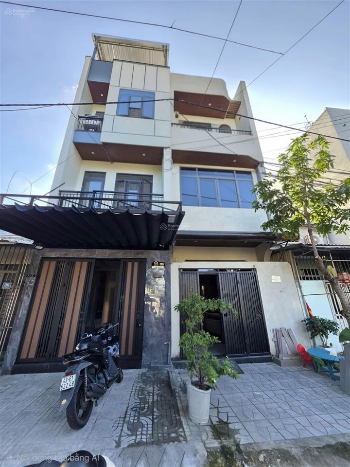 Nhà 3 tầng mt an hải 14 đẹp mới sơn trà
 dt 52m2 ngang 4m công năng 3 phòng ngủ, 4 wc