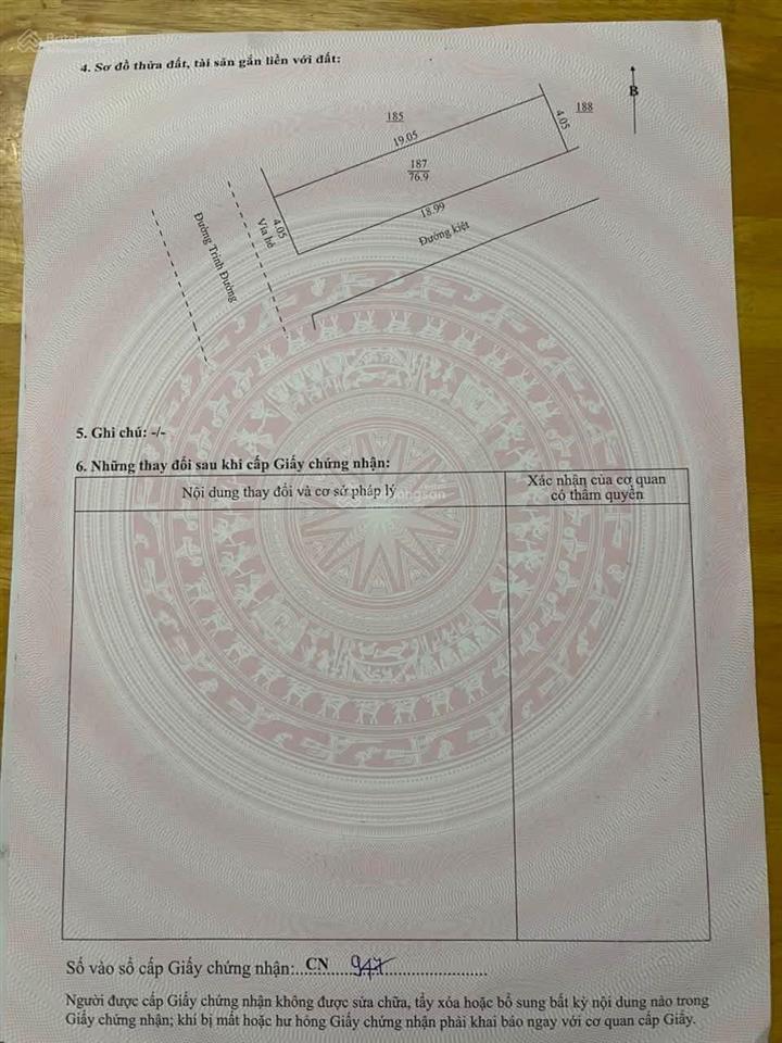 Đất 2 mặt tiền đường 5m5 trinh đường, cẩm lệ. dt 77m2 ngang 4m hướng tây nam. gả nhanh 3.650 tỷ