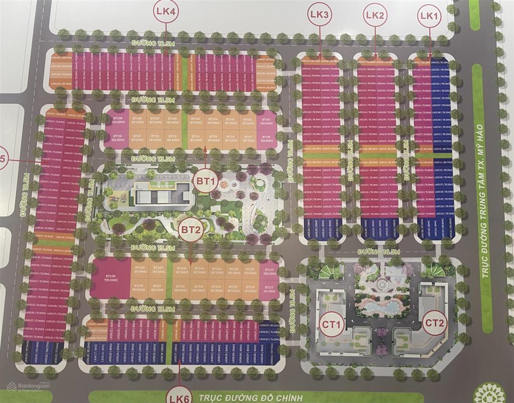 Bán gấp lô 78,1m2. đối diện công viên. ký hđmb