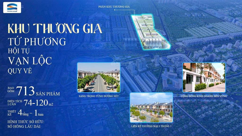 Chỉ hơn 3 tỷ đóng trong vòng 1 năm sở hữu ngay lô liền kề thương gia ngay aeon hải dương cũ