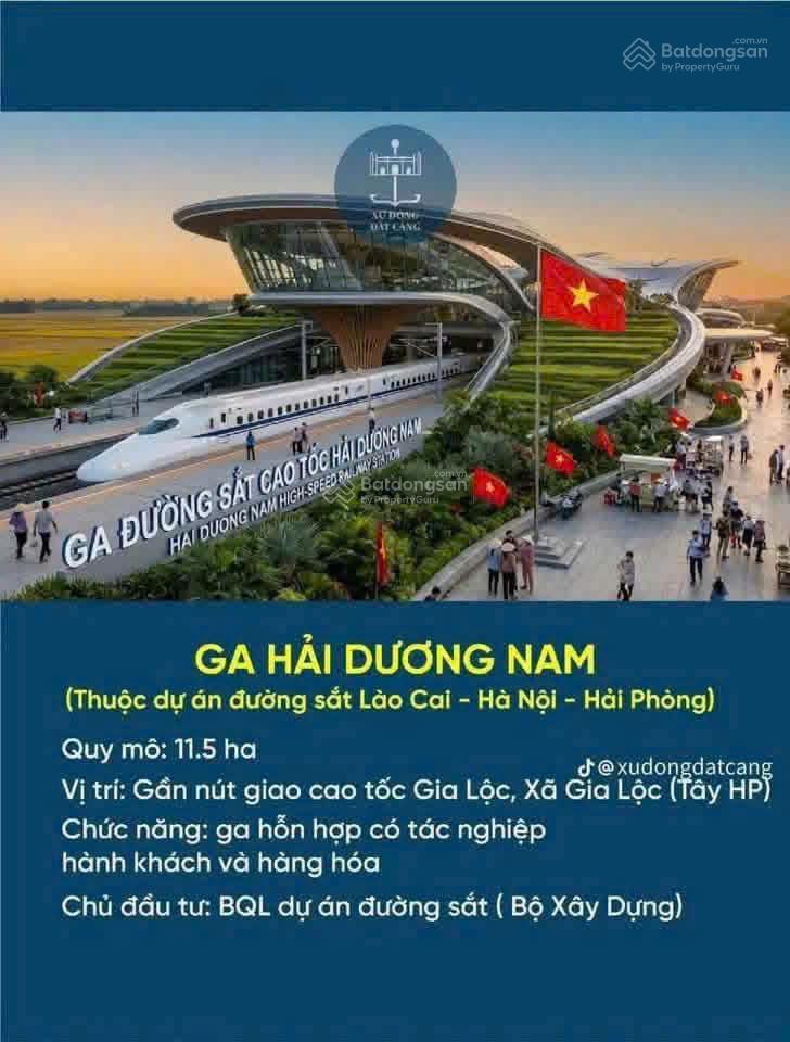Chỉ hơn 2 tỷ sở hữu lô đất dự án ngay thị trấn gia lộc cũ, gần aeon rồi