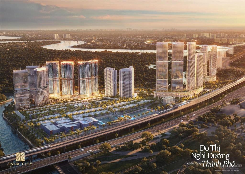 Palm river mở bán đợt đầu, 2pn giá 12,4 tỷ khu căn hộ cao cấp compound 3 mặt sông hiếm có quận 2