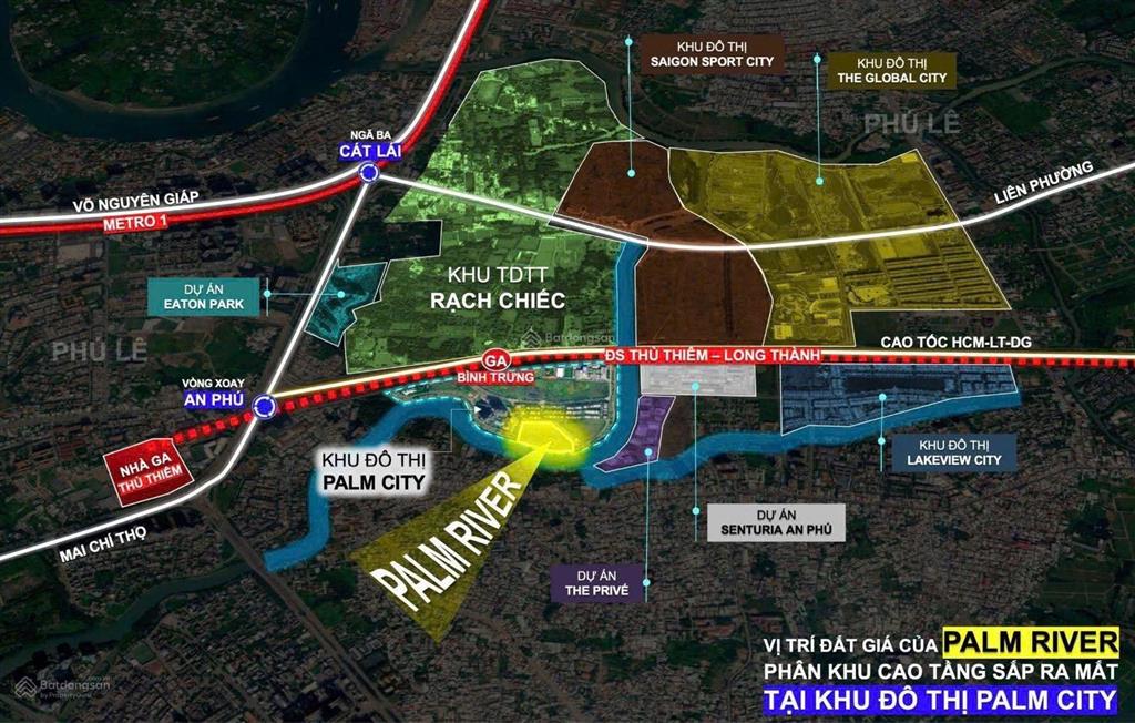 Palm river mở bán đợt đầu, 2pn giá 12,4 tỷ khu căn hộ cao cấp compound 3 mặt sông hiếm có quận 2