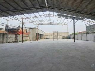 Cho thuê kho 1.200m phạm hữu lầu, nhà bè 80tr/tháng có thể tách diện tích kho đang xây