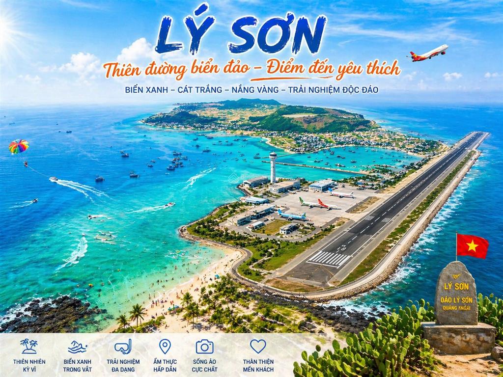 Hot nhất lý sơn, gần 350m² full thổ cư lý sơn gần các điểm du lịch