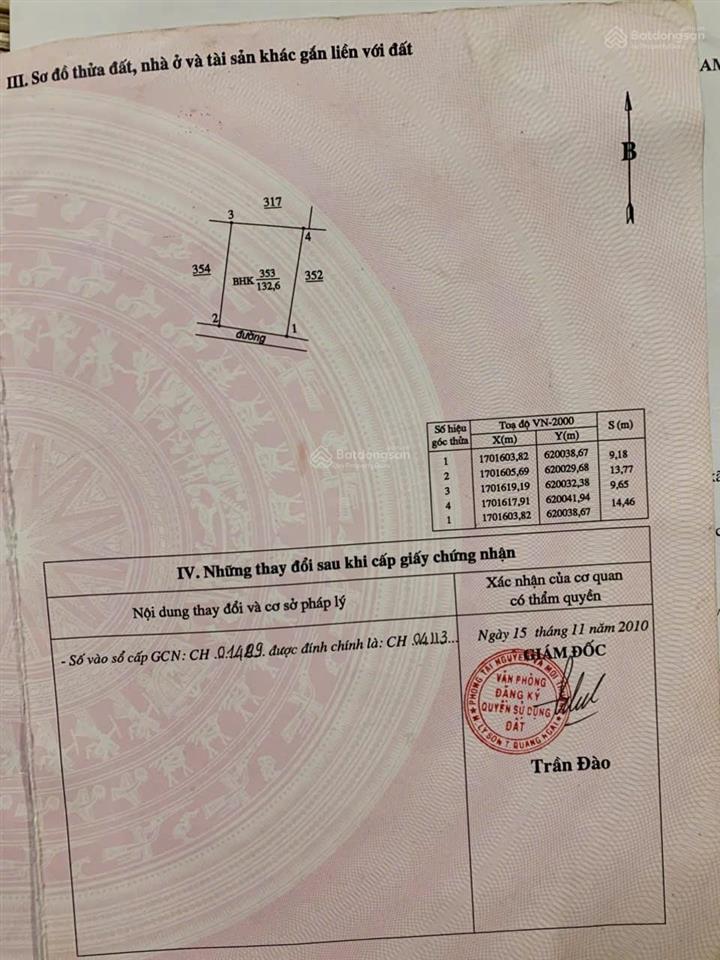 Đất trồng cây hàng năm quy hoạch thương mại dịch vụ siêu rẻ