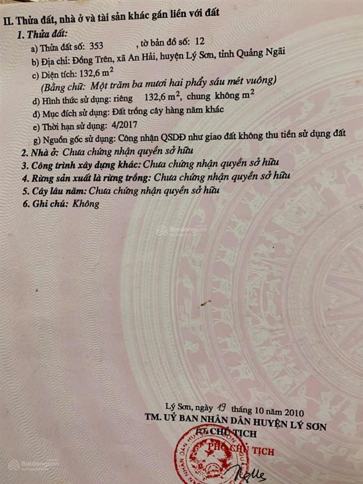 Đất trồng cây hàng năm quy hoạch thương mại dịch vụ siêu rẻ