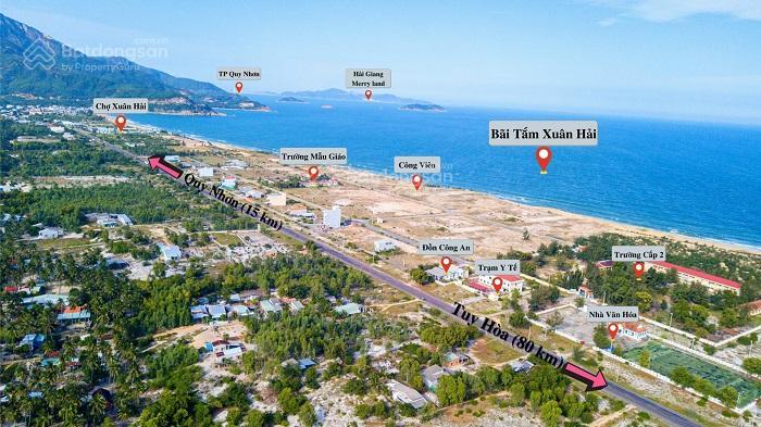 Chính chủ cần bán đất nền sổ đỏ biển kdc xuân hải, phú yên