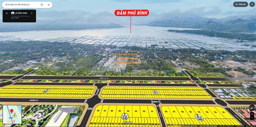Chính chủ cần bán đất nền sổ đỏ biển kdc xuân hải, phú yên