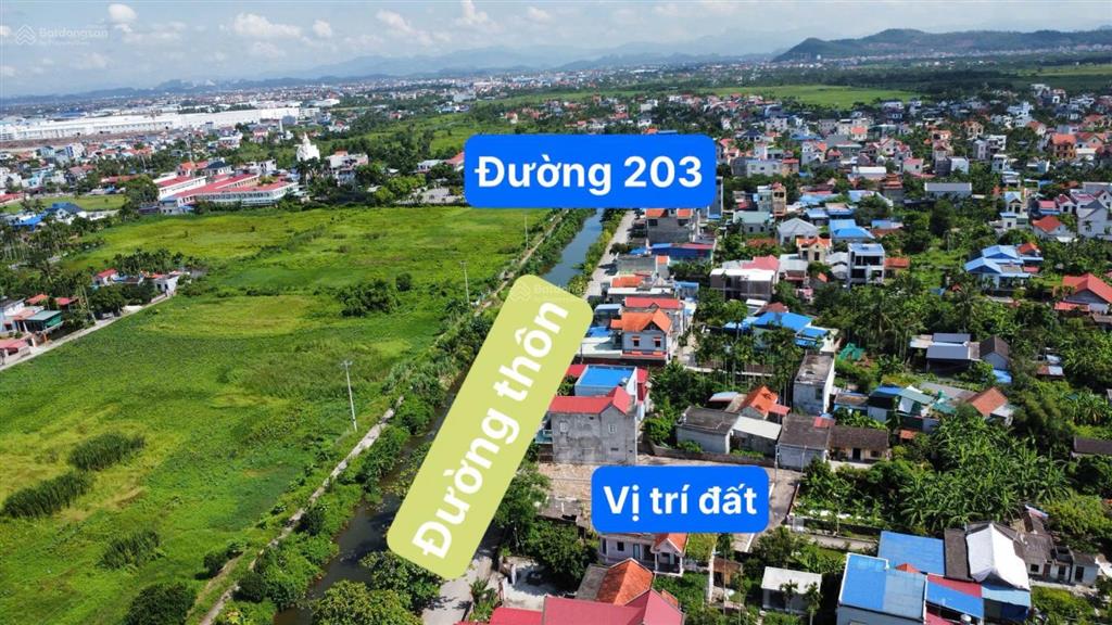 Bán đất 45.77m2, giá thỏa thuận tại đường 203, thiên hương, thủy nguyên, hải phòng, hot!