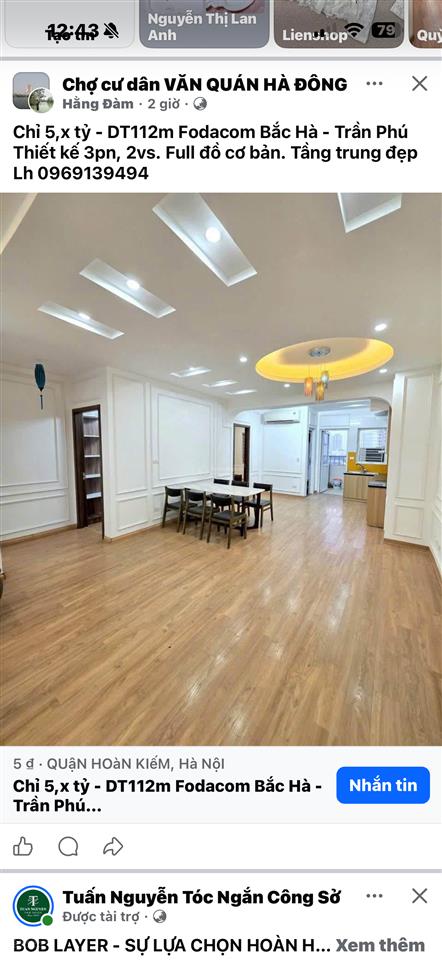 Bán cc 2pn, 1wc, 70m2 tại phường văn quán, hà đông, giá 3,9 tỷ, bao đẹp hot!