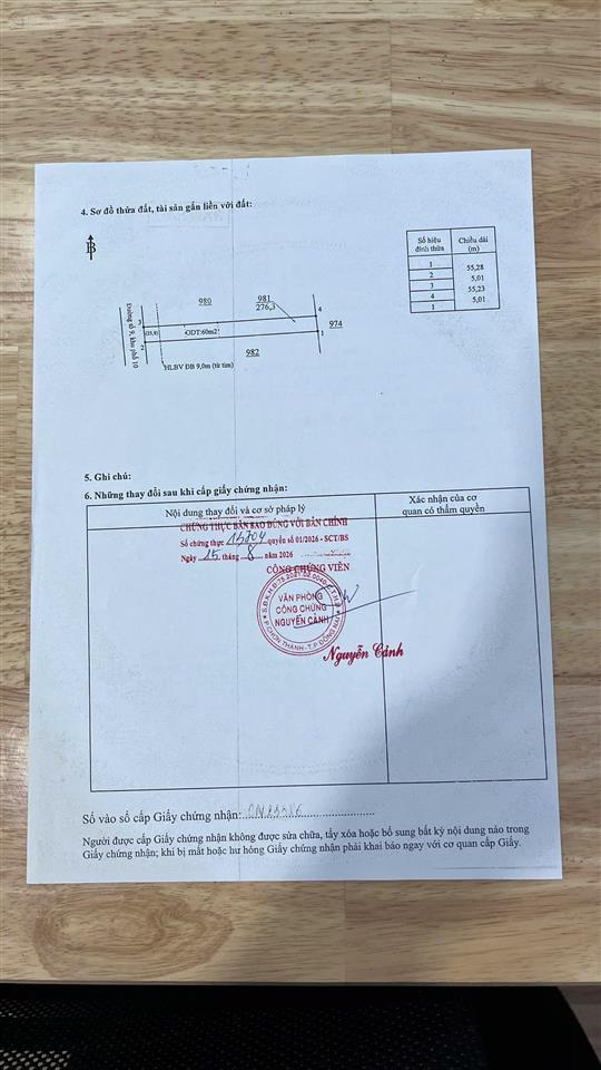 Cần tiền bán gấp lô đất mặt tiền 18m,đối diện trung tâm tdtt và chợ, phường chơn thanh giá 850triệu