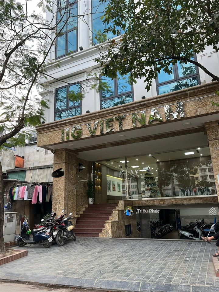 Bán toà văn phòng mặt phố quan hoa  xây mới 9 tầng nổi 1 hầm  mặt tiền khủng 7m  giá chào 110 tỷ