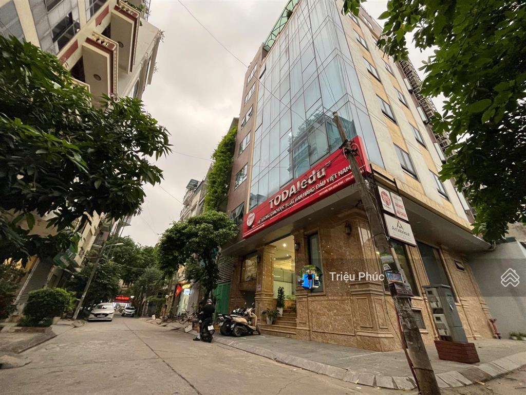 Bán căn góc ngõ 106 hoàng quốc việt  mặt tiền 8m  7 tầng  3 ô tô tránh  kinh doanh đỉnh  29 tỷ