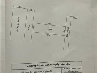 Bán lô đất 60 m tđc điểm 3 mai trung thứ hải an hải phòng