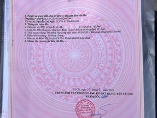 Lô đất 125m2 thổ cư 115m2 giá 2.35 tỷ