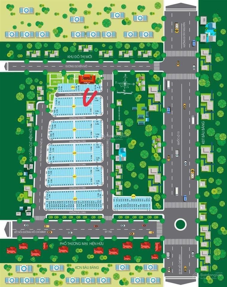 Bán đất trừ văn thố  bàu bàng  bình dương