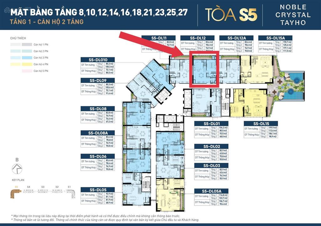 Duy nhất 1 căn duplex view trọn sông hồng, cầu nhật tân giá đợt đầu noble tây hồ tầng đẹp