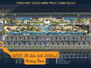 Độc bản 1 căn dinh thự song lập 200m2 mặt tiền 10m vận hành bởi worldhotels  0904 859 ***