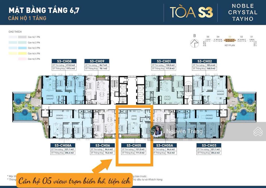 Duy nhất 1 căn 2pn đẹp nhất dự án 122m2 view chính diện biển hồ, cảnh quan giá đợt đầu noble tây hồ
