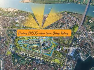 Duplex view sông hồng, cv 65ha 4pn 5wc 265,1m2 ưu đãi miễn lãi 24t, ân hạn gốc 48t noble tây hồ