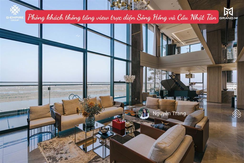 Căn ngoại giao vvip penthouse sân vườn tại noble crystal tây hồ