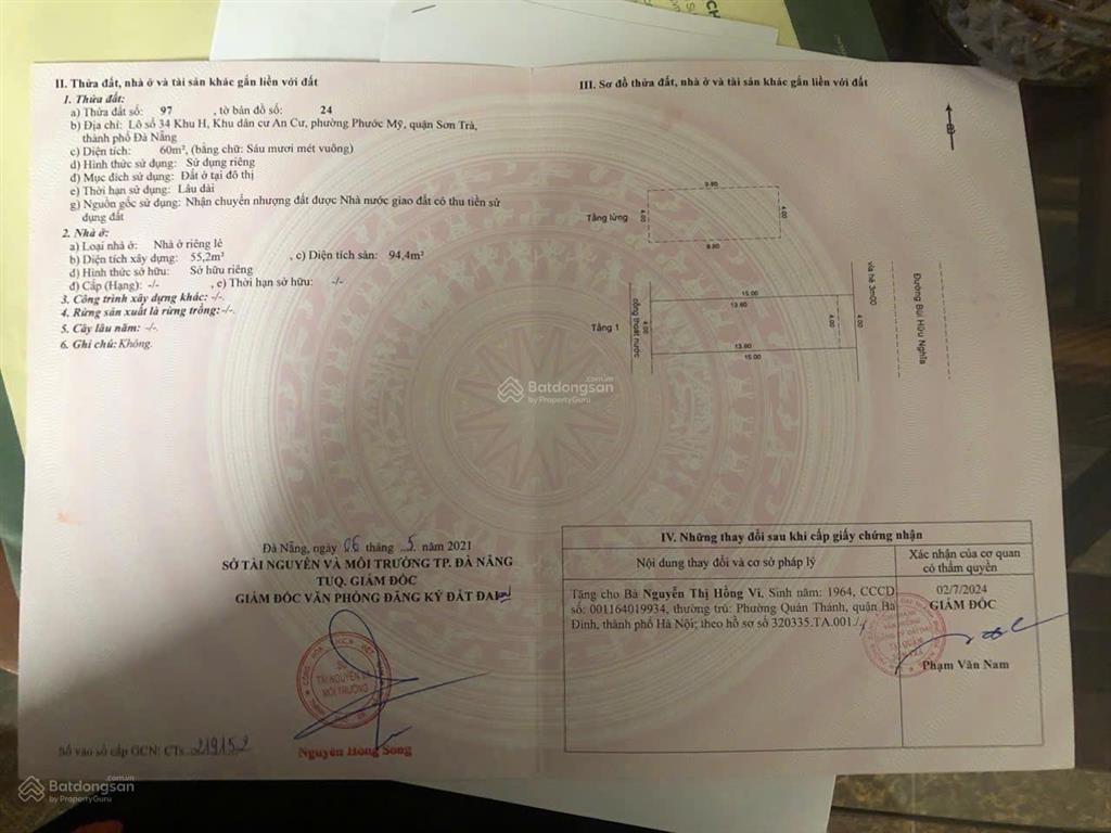 Nhà mê lửng trung tâm phước mỹ gần biển, mt bùi hữu nghĩa kdc hiện hữu, an ninh tốt