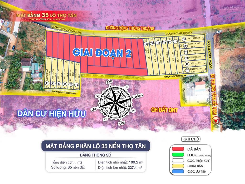 Bán đất nền sổ sẵn trung tâm xã thọ tân triệu sơn thanh hóa đường nhựa giá hơn 300 triệu