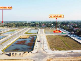 Bán đất nền đấu giá tại mặt bằng phú xuân, 690 triệu vnd, 156.8 m2, chính chủ hàng hiếm