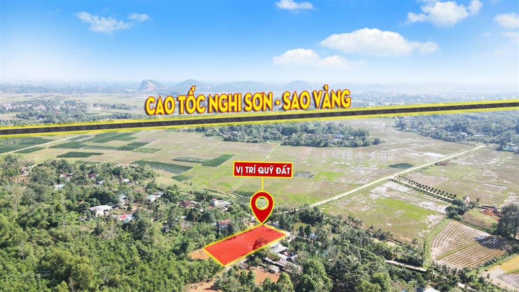 Cực rẻ! chỉ 195 triệu đất thổ cư  sổ sẵn cạnh đường nghi sơn  sân bay thọ xuân