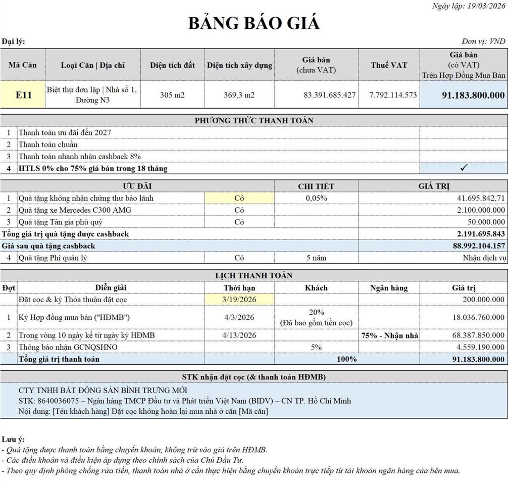 Gladia biệt thự đơn lập, góc 2 mặt tiền đẹp, giáp sông và công viên, dt 305m2, thiết kế đặc biệt