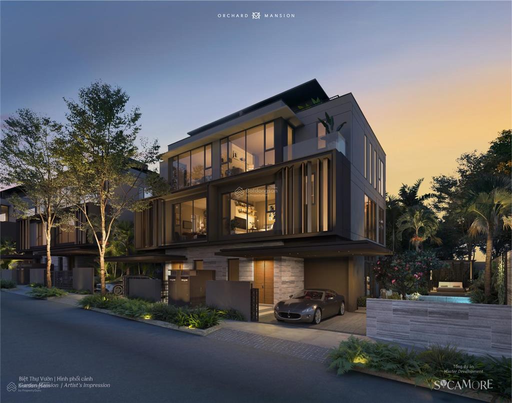 Orchard mansion căn biệt thự vườn 205,3m2  4 tầng chủ thu hồi vốn, giá 21,2 tỷ. xem nhà 24/7