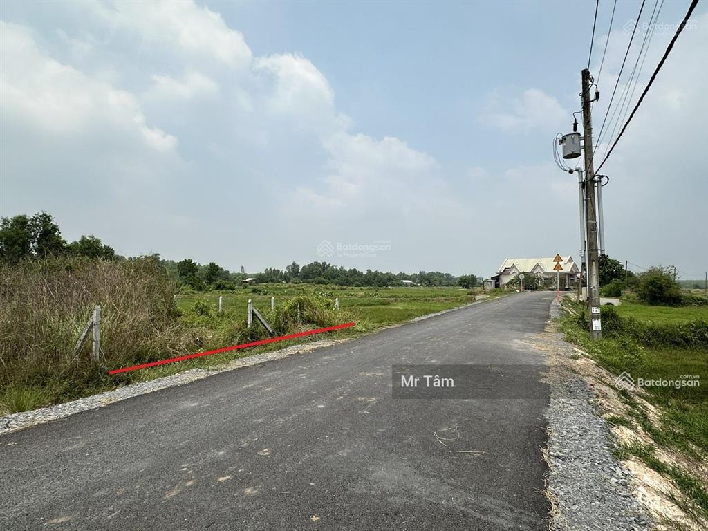 Đất củ chi! bán lô đất mt đường nhựa 812, dt 440,7m2, có 150m2 thổ, xã an phú (cũ)