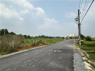 Đất củ chi! bán lô đất mt đường nhựa 812, dt 440,7m, có 150m thổ, xã an phú (cũ).