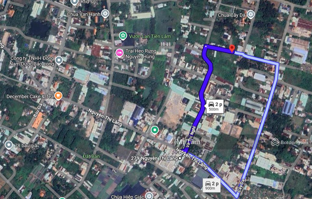 Đất củ chi, lô đất 2 sẹc nguyễn thị lắng, diện tích 152,9m² full thổ, xã củ chi.
