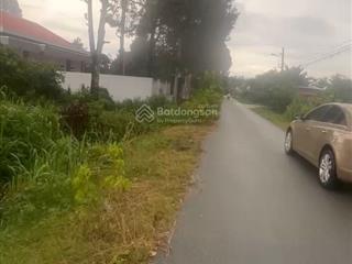 Đất củ chi! bán lô đất mt đường nhựa nguyễn thị chiếu, dt 576,5m, có 188m thổ, xã an phú (cũ).