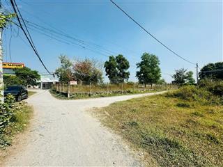 Bán lô đất góc 2 mt đường trải đá xe otô, dt 240m, full thổ, xã trung lập hạ (nhuận đức mới)