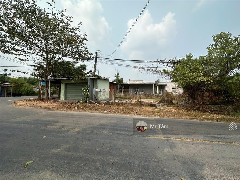 Bán lô đất góc 2mt đường tỉnh lô 7, dt 406m, có 208m thổ cư, xã an nhơn tây.