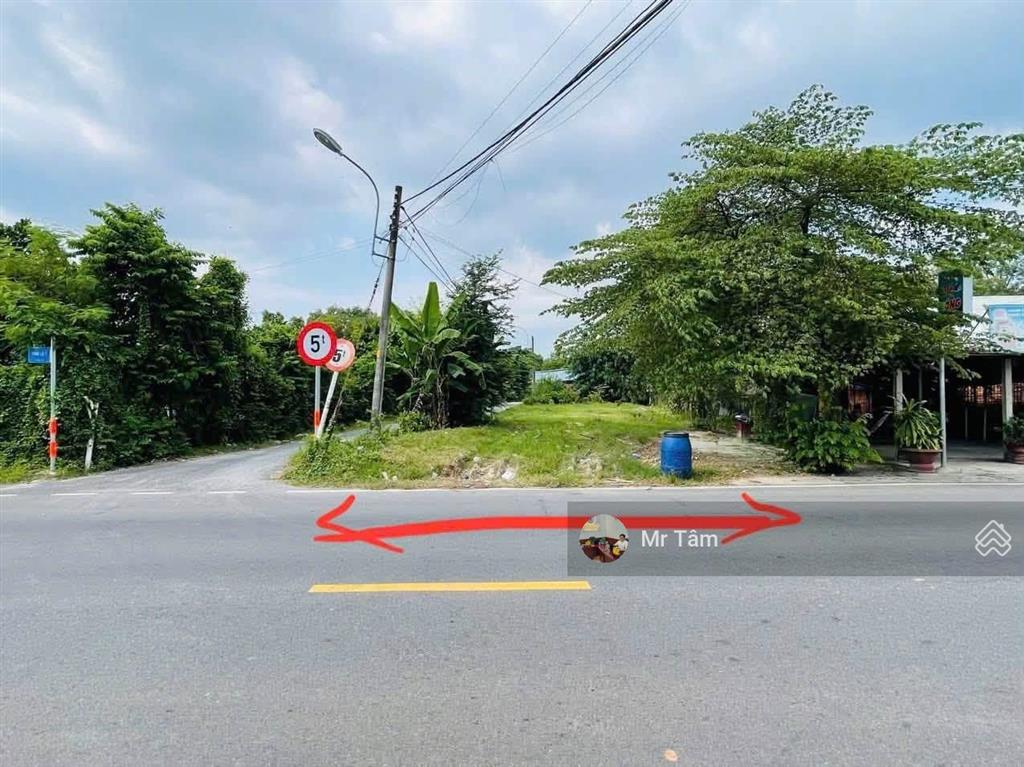 Bán lô đất góc 2 mặt tiền đường tỉnh lộ 7, 505m2 full thổ cư, xã thái mỹ