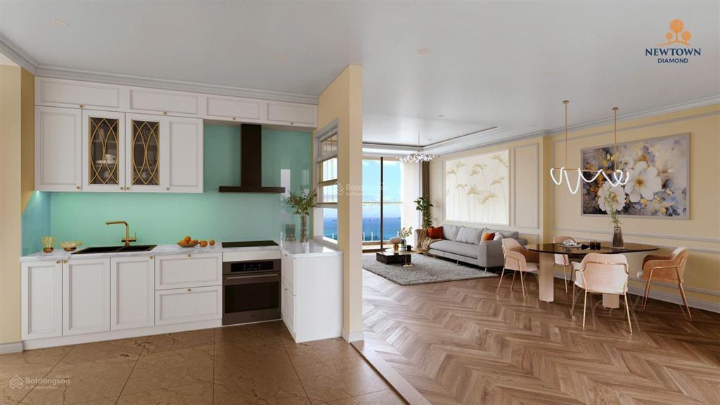 Bán căn hộ chung cư newtown diamond đà nẵng, giá ưu đãi 3.3 tỷ, 45m2 ngay biển du lịch
