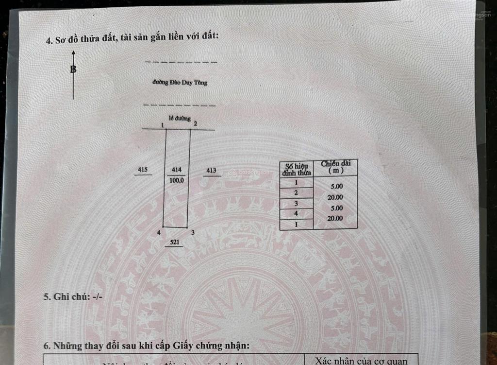 Chính chủ cần bán lô đất kdc hùng vương sổ mới giá chỉ 3t950