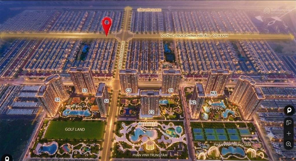 Vin2  bán căn góc đường trục chính, mặt tiền 16m, gần 9 tòa chung cư masteri cư dân 6000 căn hộ