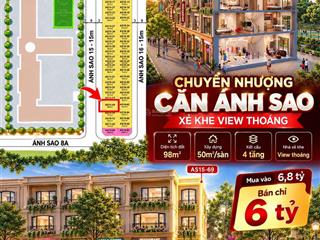 Chuyên mục căn đẹp giá tốt  cắt lỗ căn ánh sao xẻ khe view thoáng, kinh doanh cực kỳ thuận tiện