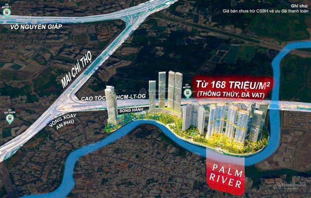Mở bán căn hộ palm city ven sông quận 2, ck đến 16,5%  ngọc nhân 0937 077 ***