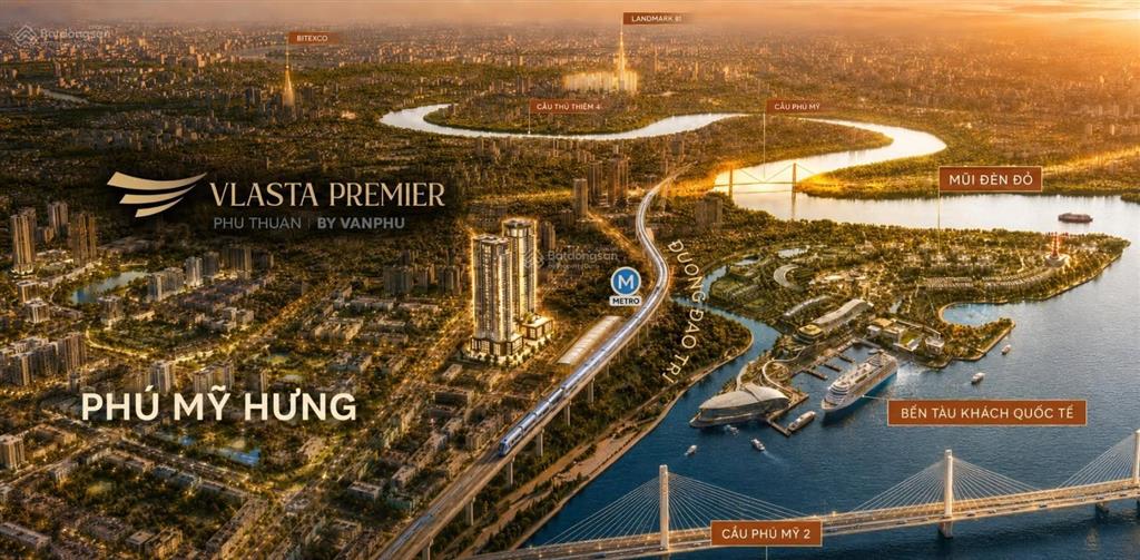Bán căn hộ văn phú quận 7, view sông sg, 1pn+ bàn giao nội thất luxury!