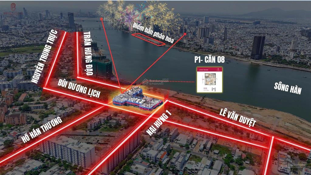 Siêu phẩm căn 2pn peninsula đà nẵng view trực diện sông hàn, pháo hoa
