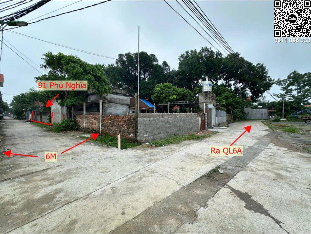 Bán đất Phú Nghĩa Chương Mỹ, 91m trục chính ô tô tránh, giá 3,x tỷ